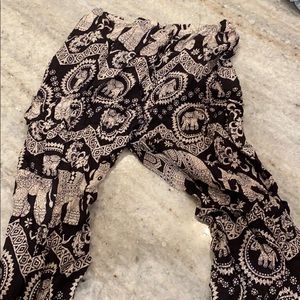 elephant print pants